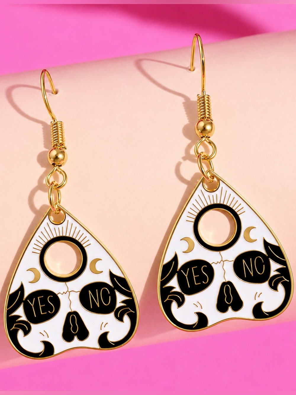 Skull Face Planchette Ouija Board Skeleton Psychic Dead Spirit Ghost Goth Dangle